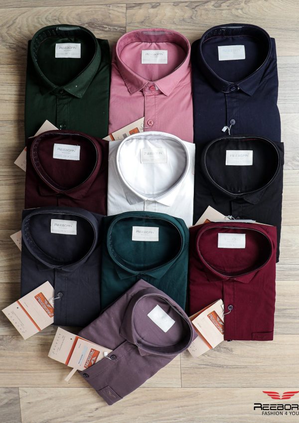 Reeborn Shirts Cotton Premium Brand Shirts M, L, XL, XXL