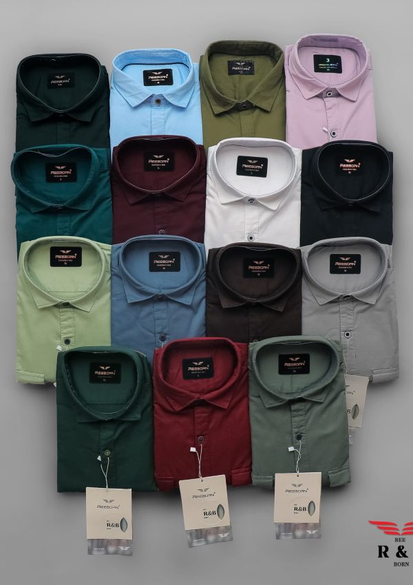 Reeborn Premium Plain Shirts Cargo Style