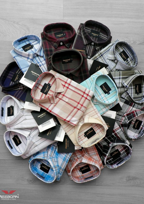 Reeborn Shirts Check Shirts in Premium Quality Available in M, L, XL, XXL